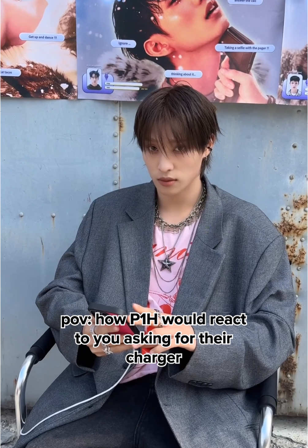 The accuracy #DUH! @mikaella 🩶 & harley 🖤  #P1Harmony #피원하모니 #P1H