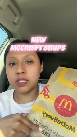 Lets try the NEW McCrispy Strips from McDonalds🍗 #new #fypシ #trending #Foodie #letstry #mukbang #parati #followers➕ #seguir #mcdonalds #mccrispy 