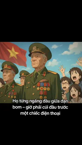 Khi những người từng cầm súng phải cúi đầu… Có một ngày, giữa dòng người háo hức đi xem duyệt binh — những người từng đứng giữa làn đạn, từng nằm giữa đất lạnh, lại bị yêu cầu… ngồi xuống. Không phải vì mỏi. Không phải vì họ muốn. Mà vì sau lưng, có người la lớn: Ngồi xuống đi ông ơi, che mất view rồi! Họ ngồi xuống. Lặng lẽ. Như cách họ từng rút lui khỏi những vinh quang để thế hệ sau được sống trong hòa bình. Họ không trách. Chỉ thấy buồn. Tuổi trẻ hôm nay đâu có lỗi… Lỗi là ở chỗ ta đã quên kể cho nhau nghe: Rằng những bậc cha ông từng đánh đổi máu xương, không phải để được ngẩng cao đầu hôm nay – mà để chúng ta không phải cúi đầu trước ai. Một ngày nào đó, khi bạn thật sự hiểu lá cờ ấy từ đâu mà có… Bạn sẽ không yêu cầu họ ngồi xuống nữa. #giaiphongmiennam #toiyeuvietnam #vietnamtoiyeu #bodoicuho #vietnam #xuhuong 