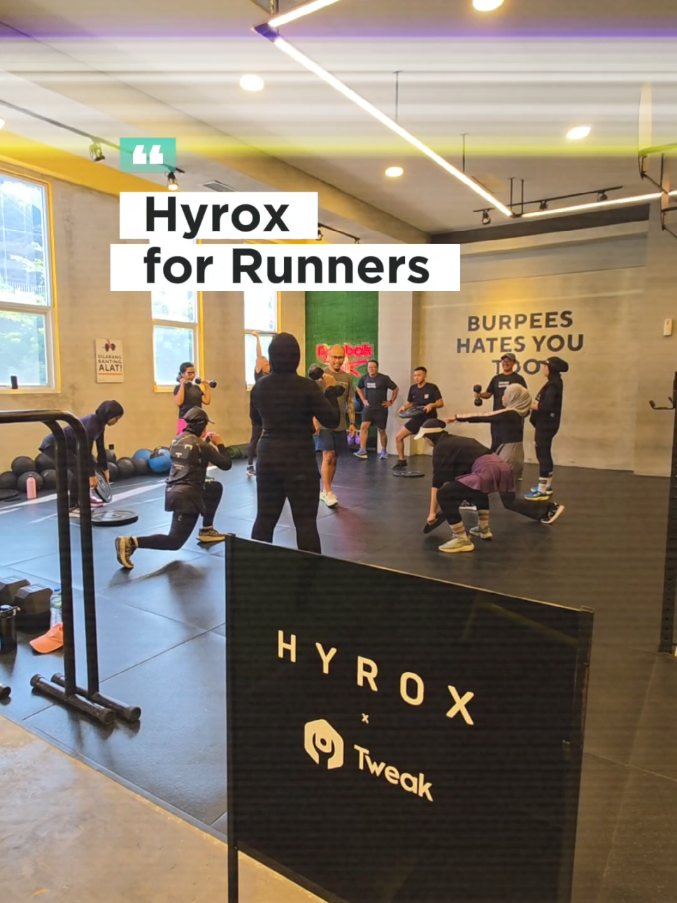 Hyrox for Runners with @movepoweredbytweak @teman sporty  . #hyrox #hyroxtraining #hyroxforrunners #runnerslife #Running #movepoweredbytweak #tweakindonesia #gym 