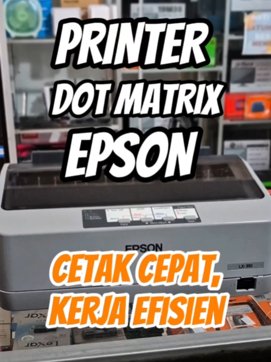 Epson LX-310 adalah printer dot matrix 9-pin dengan carriage sempit yang dirancang untuk kinerja cepat dan keandalan. Printer ini merupakan penerus dari model Epson LX-300 yang populer, menawarkan peningkatan signifikan dalam kecepatan dan keandalan. Telp/WA Admin : 0821 7200 0987 🗺Alamat : Toko Irwan Computer, Jl. Pahlawan rt. 02 sulingan Tanjung, Setelah Jembatan Kembar #tabalong #tanjung #tabalonghits #tabalongpunya #tanjungtabalong #printer #printerdotmatrix #epson #lx310 #epsonindonesia #viral #viralvideos #viralvideo #kantoran #rumahan #ᴛʀᴀɴᴅɪɴɢ #fyp #masukberanda 