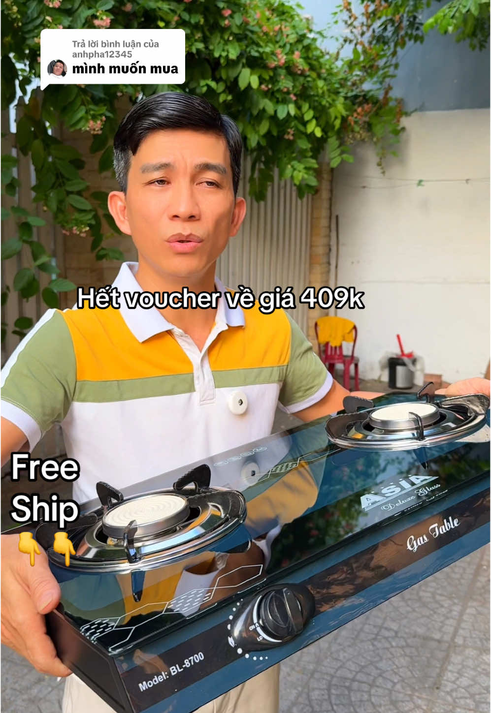 Trả lời @anhpha12345 giá có thể thay đổi khi hết KM ! #bepgasasia #bepgasasia #bepgastietkiemga #bepgasdoimatkinh #anh3huy1 #dodungnhabep 