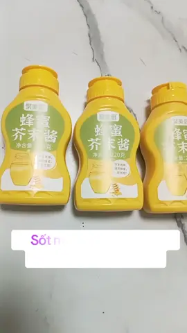 sốt mù tạt vàng mật ong, sốt mù tạt cao cấp #xuhuongtitok #giavitrung #sotmutat 