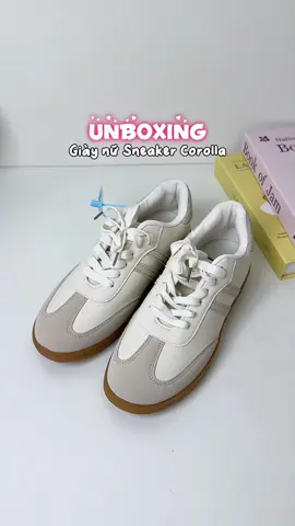 Đôi sneaker thể thao này vừa năng động vừa thoải mái, mọi người đi hàng ngày hay đi chơi cũng đều hợp lắm nha 😊😊 #unboxing #review #giaydepnu #giaydepxinh #giaythethao #sneaker #corolla 