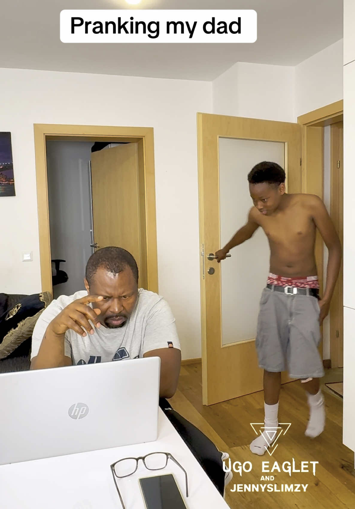 Can you do this with your African dad?😀@🦋Jennyslimzy and ugoeaglet🦋 @chimaobi the smart boy 