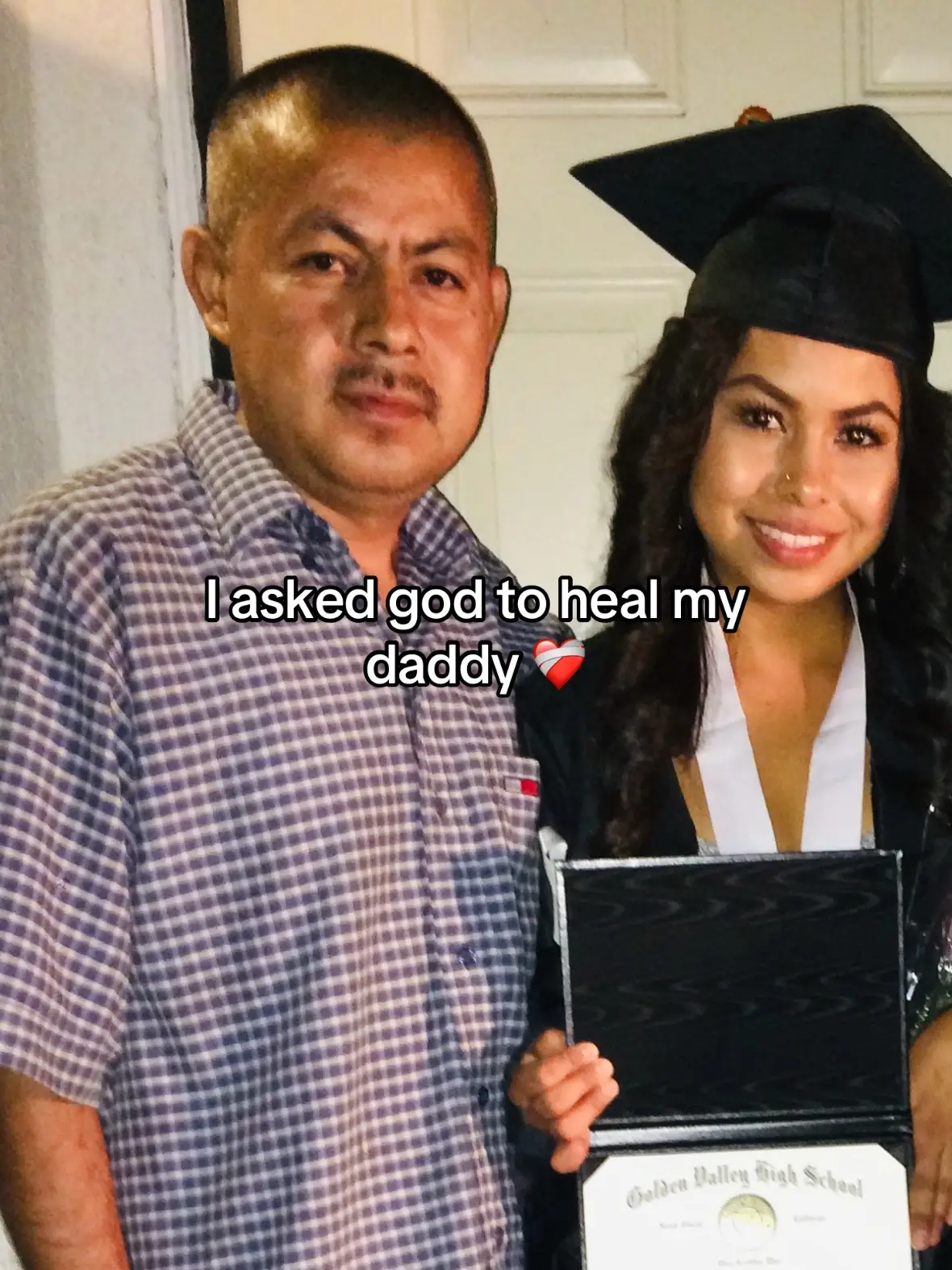 No more pain & suffering.  Sending you a big kiss all the way to heaven. You’re forever missed dad 🙏🏼 #daddysgirl #missyoudad 