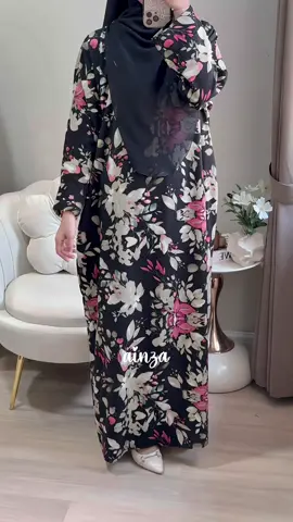 Kaftan muslimah corak bunga bunga 🫶🏻✨😍 #kaftanmuslimah #kaftanbunga #kaftanironless 