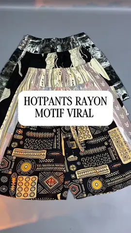 Walaupun acak tetap dikirim motif motif viral sesuai yang divideo produk. #hotpantsrayon #motifviral #motifkekinian 