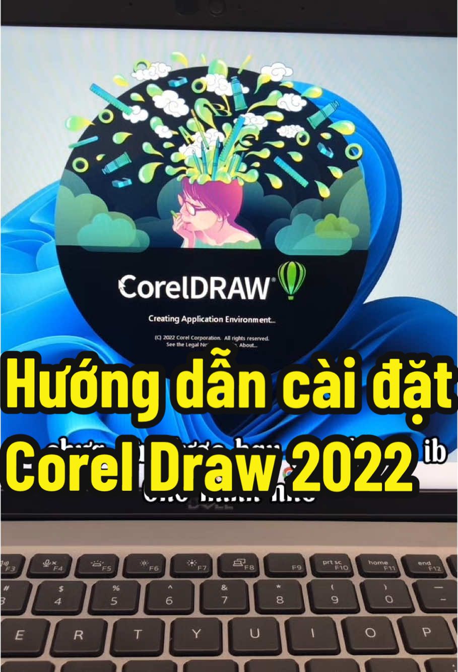 Hướng dẫn cài đặt Corel Draw 2022  #kimlong88 #xuhuong #coreldraw 