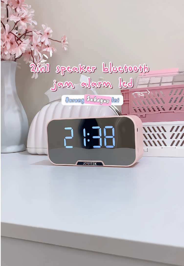 Yang suka dengerin musik wajib punya sih biar inget waktu juga xixixi 😋 | #localbrand #jambluetooth #speakerbluetooth #jamspeakerbluetooth #beranda #jamaesthetic #makeoverkamar 