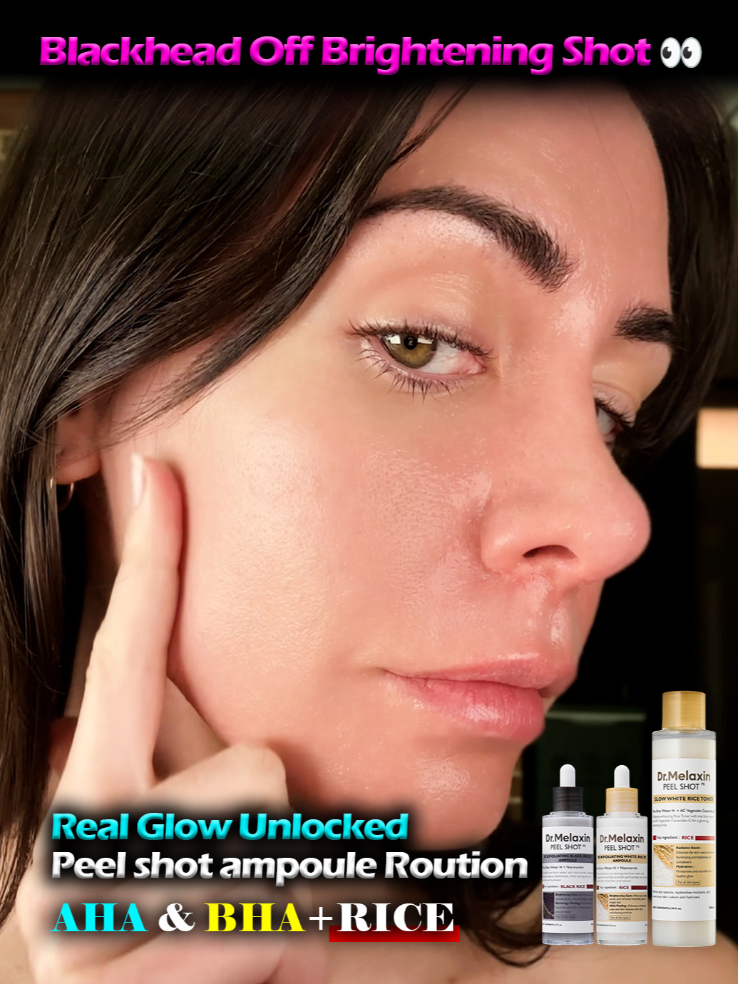 Guys, I found something that seriously changed my skin. Peel Shot Duo? Game changer. 🫶 It’s got AHA, BHA, and rice, but the crazy part? It only works on the gross stuff—blackheads, dead skin—GONE. ✨ 🌾 Black Rice? Obsessed. Gets all the junk out of my nose—blackheads? Who? 👃🫧 🌾 White Rice? So soft, feels amazing. Leaves my skin like glass. 🪞✨ Then, there’s this toner. 90% rice, plus ceramide—it’s like skin food. 🥛🌾 After exfoliating? Chef’s kiss. 👩‍🍳💋 Trust me, you need this in your life. 🙌