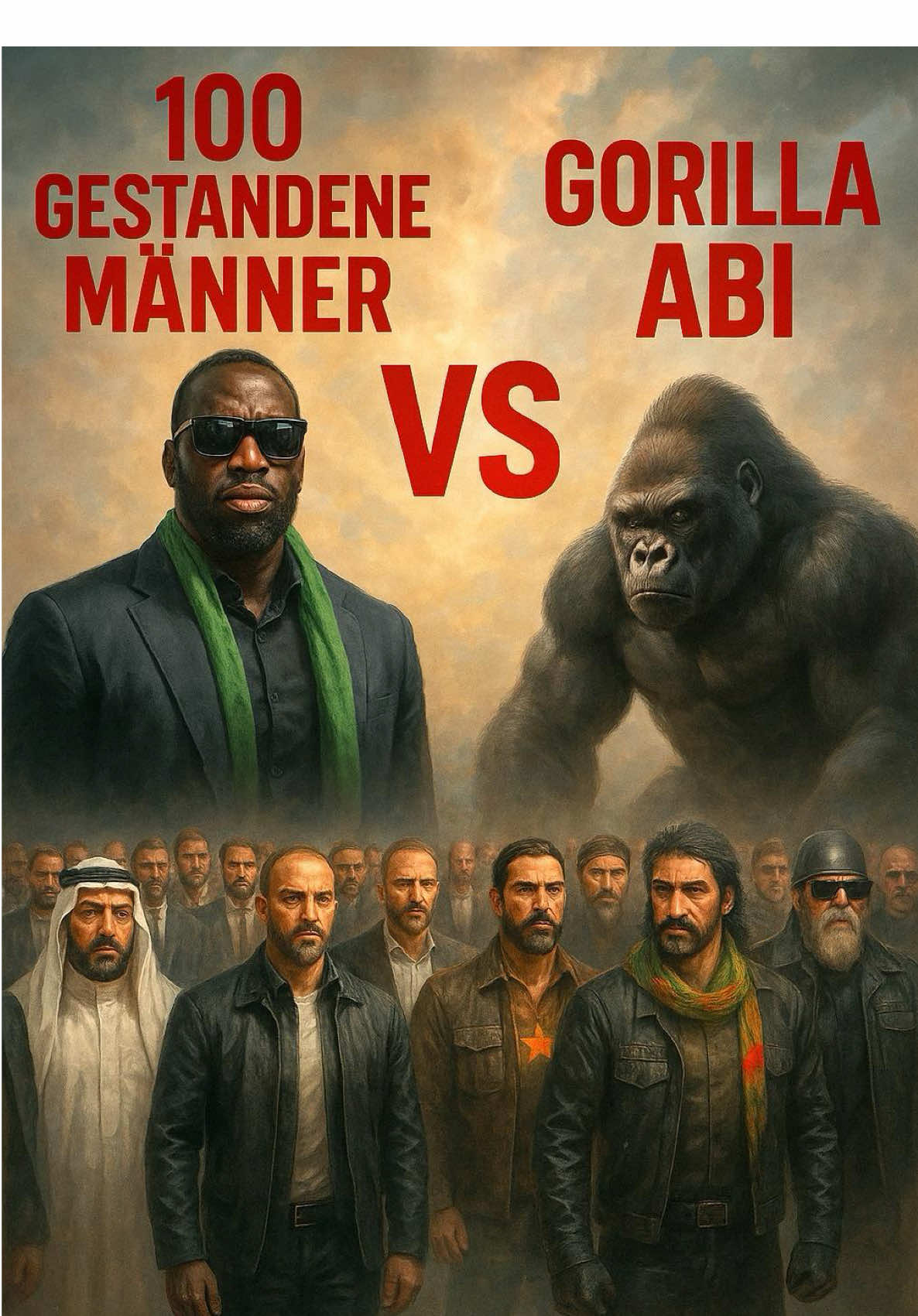 100 gestandene Männer vs Gorilla Abi | Doku  #manuellsen #getmanumemes #deutschememes #deutschecomedy #deutschrap #geschichte #100menvs1gorrila  @Karbonat Erol @Karbonat Records  