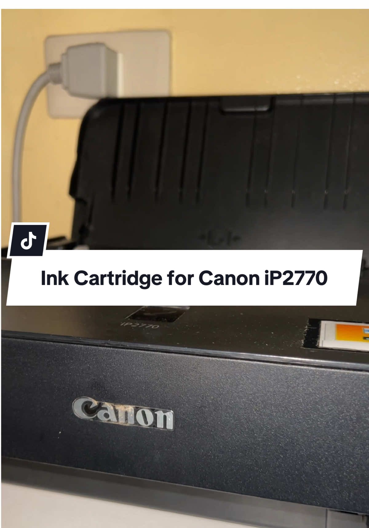 Replying to @draude_ettenan #inkcartridges #ink #canonink #canonprinter #canonpixmaip2770  #printer #printers #fyp 