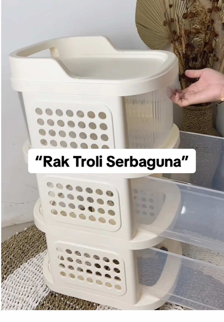 Rak troli serbaguna dengan roda😍😍 #raktroli #rak #troliserbaguna #fyp #lemari 