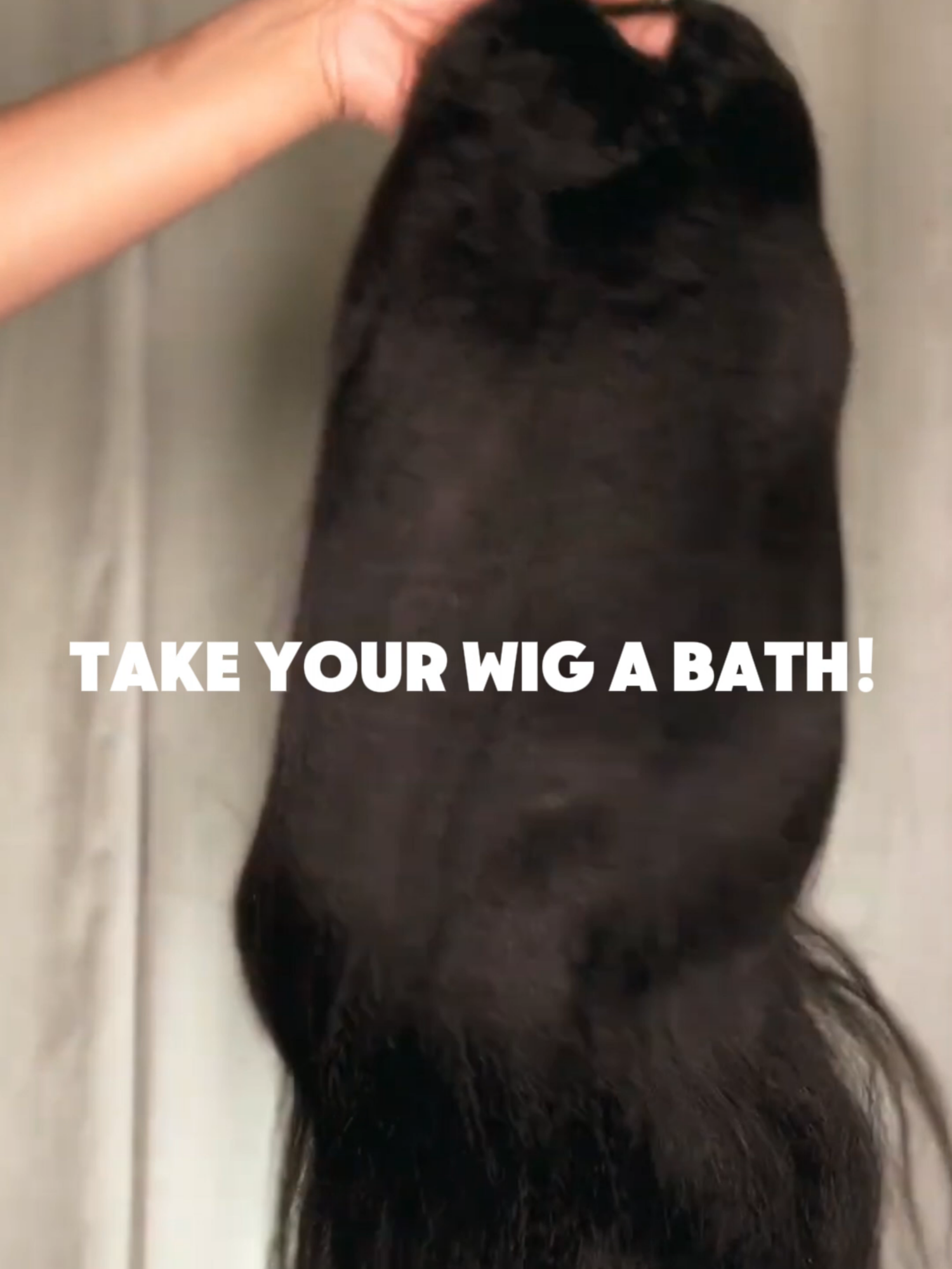 It's time to take your wig a BATH! - Hair info: 16 inch, VPK003✨ - 🔗in my bye-oh to get the same👆🏿#myfirstwig #qualitywig #humanhairwig #beginnerwig #wig #fypage #blackgirlmagic #hairstyles