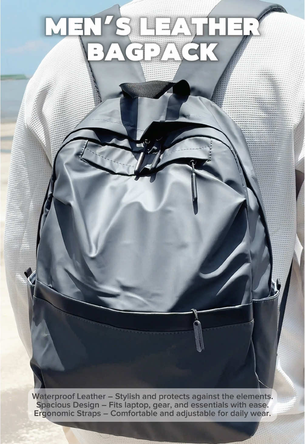 Men’s Leather Bagpack Waterproof Highquality Classic Style bag! 🥰 #TikTokShopFashion #fashionista #TikTokShopSummerSale #giftideas #fypシ #SummerVibes #kfashionista #fashion #bag #bagpack #fashionbag #budolfinds #MensStyle 