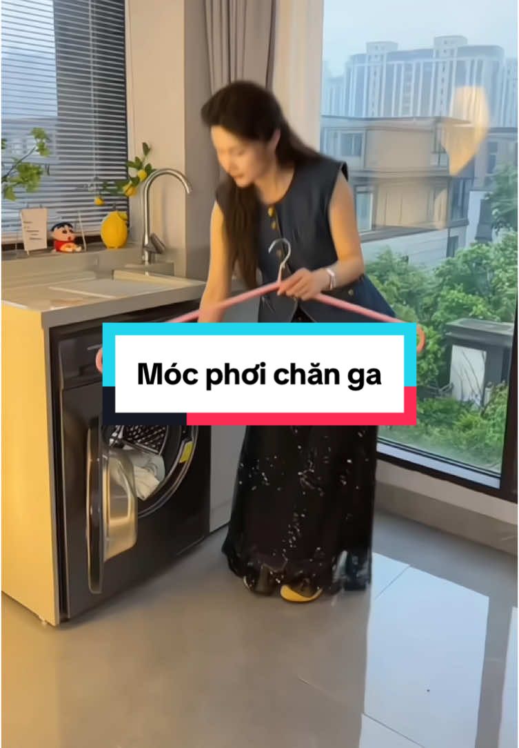 Móc lớn phơi vỏ chăn và ga trải giường #giadungthongminh #giadungtienich #fyp #nộitrợ #mocphoichanga