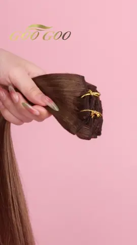 GOOGOO 120g CLIP IN HAIR EXTENSIONS  #googoohairuk #googoohair #googoohairextensions #humanhairextensions #hairstyle #clipinhairextensions