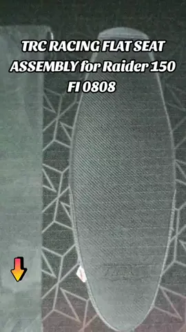 #TRC  #RACING  #flatseat #SEAT  ASSEMBLY for Raider 150 FI 0808 