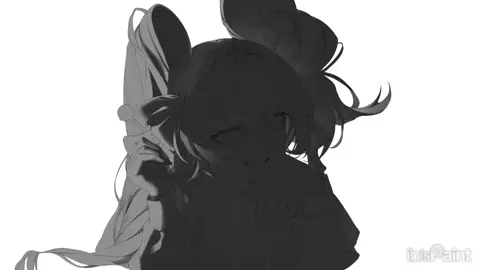 b/w lighting → Base color #digitalart #speedpaint #fyp 