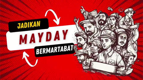 Happy Mayday Buruh Indonesia🇮🇩🇮🇩 bermartabat semua buruh #maydaybermartabat  #maydaydamai  #mayday2025  #buruhbermartabat