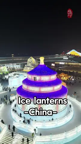 A magical ice and snow kingdom—China’s one-of-a-kind answer to Disneyland! ⛄️🎡#China #chineseteaculture #fyp #foryourpage #chineseculture #chinatravel #themepark #iceandsnowworld #lightsshow 