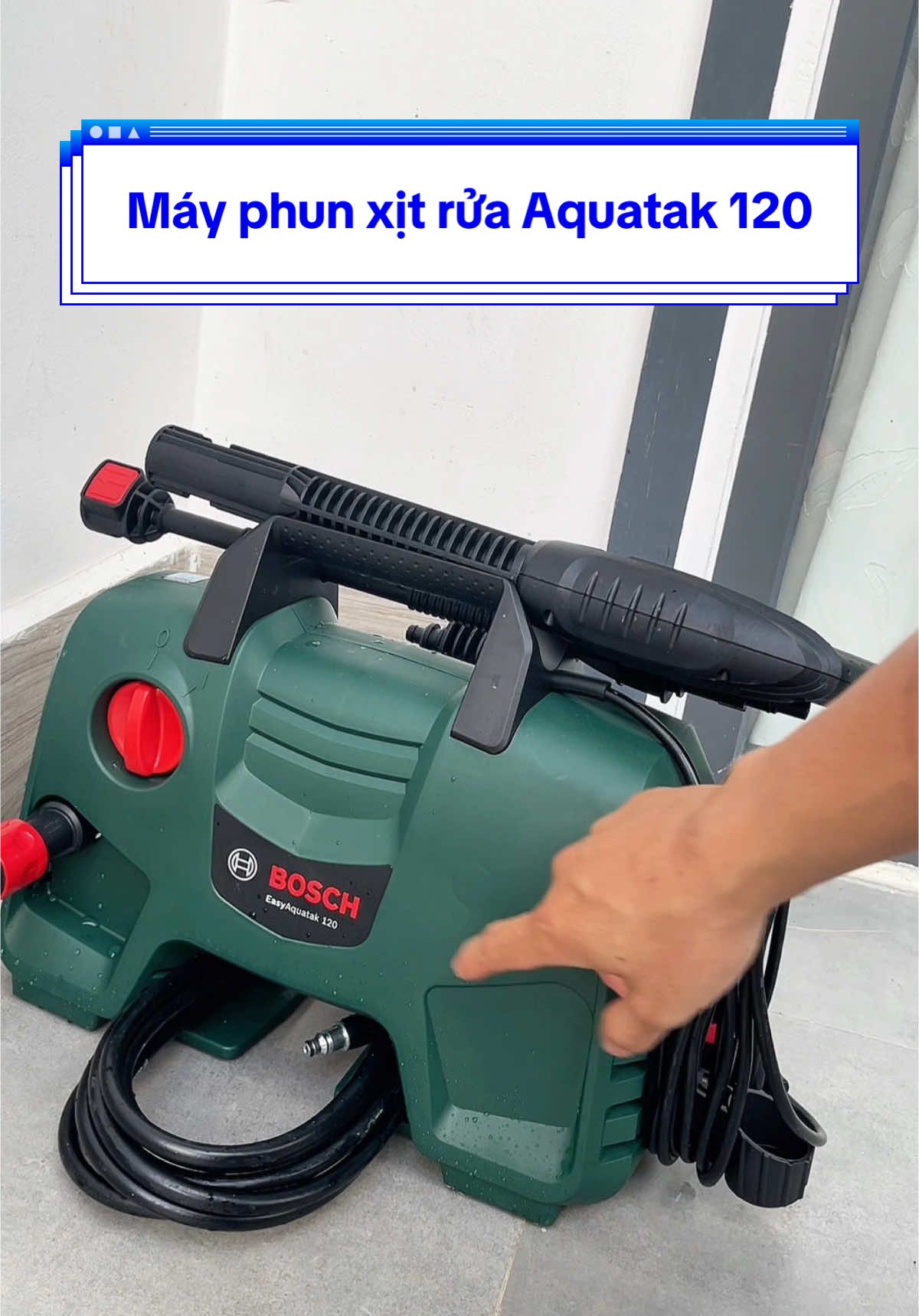 Máy phun xịt rửa Bosch Aquatak 120#tiemnhanic1108 #xh #mayphunxit #bosch 