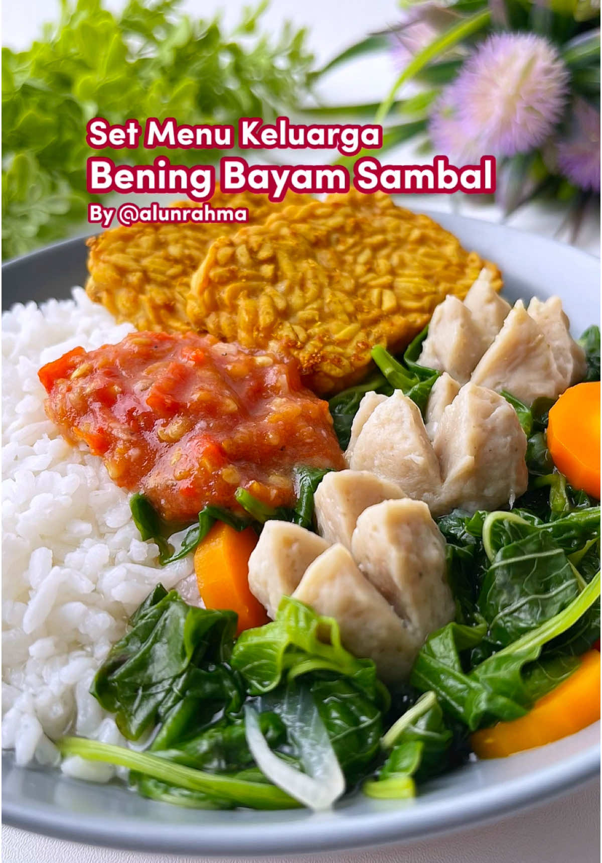 Save dulu biar besok tidak bingung mau masak apa 🫶🏻 #setmenu #menusimple #menuviral #beningbayam #setmenualun #sambalterasi #reseptiktok #resepglowup 