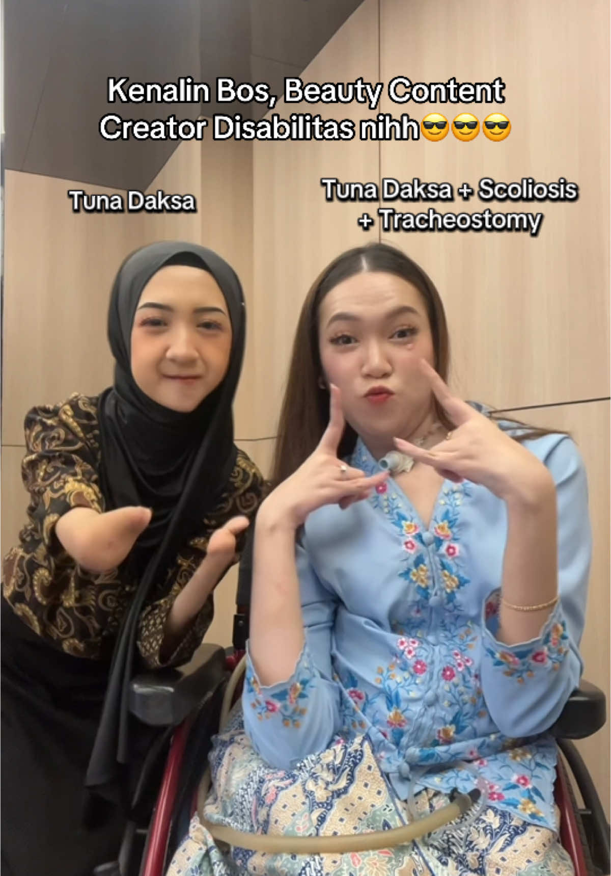 Disabilitas bisa jadi apapun yg diinginkan kok..💪🏻🫶🏻 @Niatus16_MANS  #fyf #fyp #fypシ #foryou #disabilitypride #disability #wheelchairgirl #wheelchairlife #disabilitas #kursiroda #tunadaksa #beautycontentcreator 