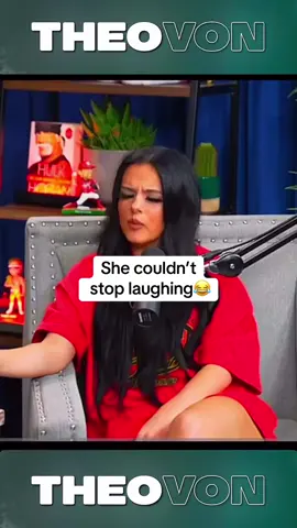 That was funny 😭 #theovon #theovonclips #jessiemurph #fyp 
