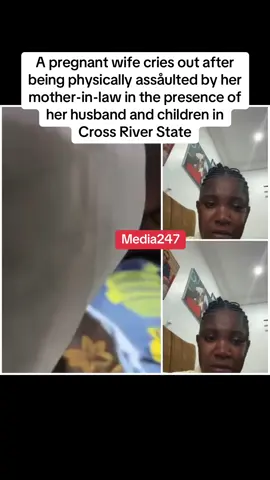 A pregnant wife cries out after being physically assåulted by her mother-in-law in the presence of her husband and children in Cross River State.#blog #blogger #fyp #fytiktok #tiktokviravideo 