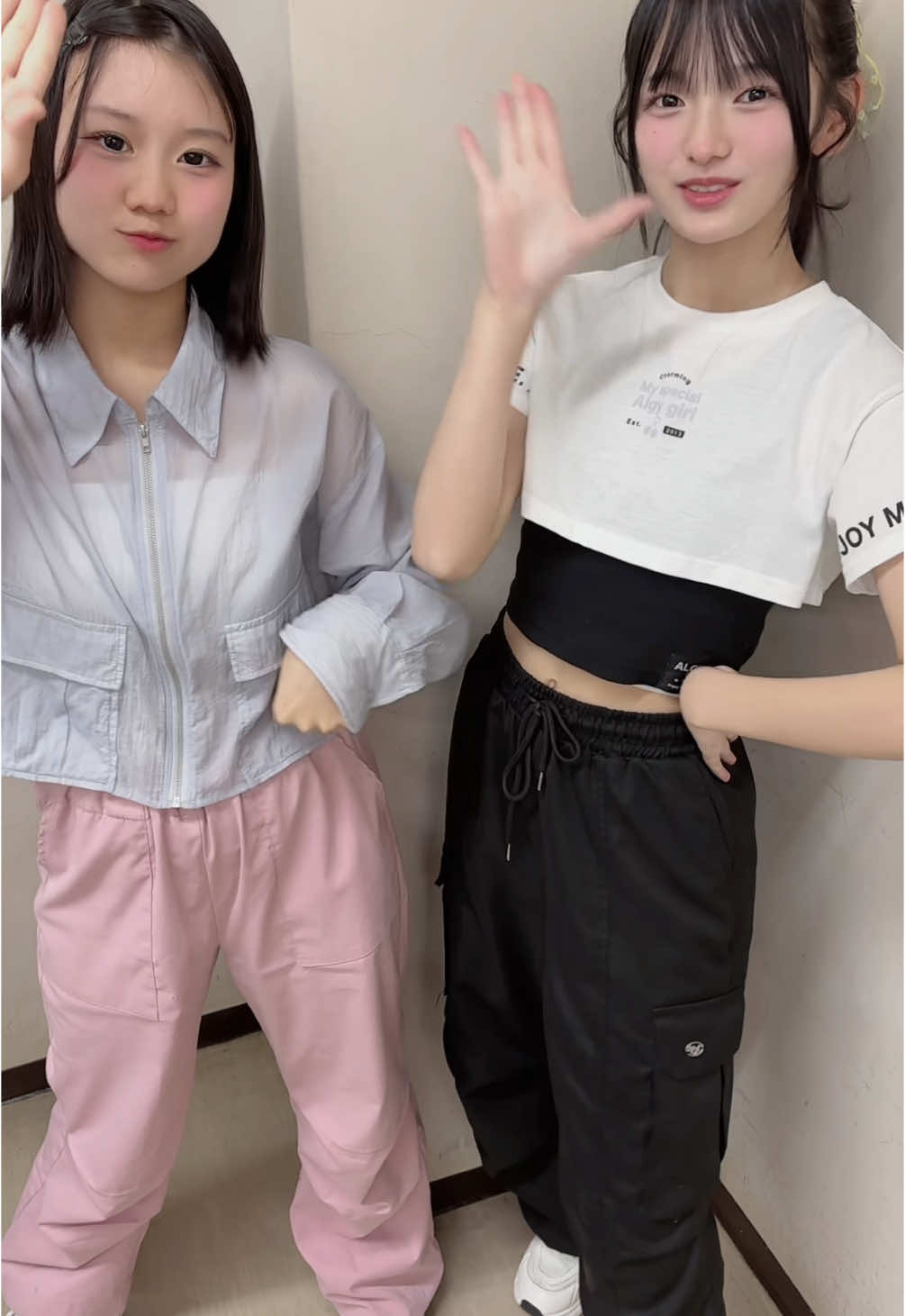 りりかよ‼️#おーえすゆー #橘華夜 #名古屋アイドル #花咲璃里華 #jk #jc #ガンガンダンス #大須  同じ服でごめんなさい💦@橘　華夜 