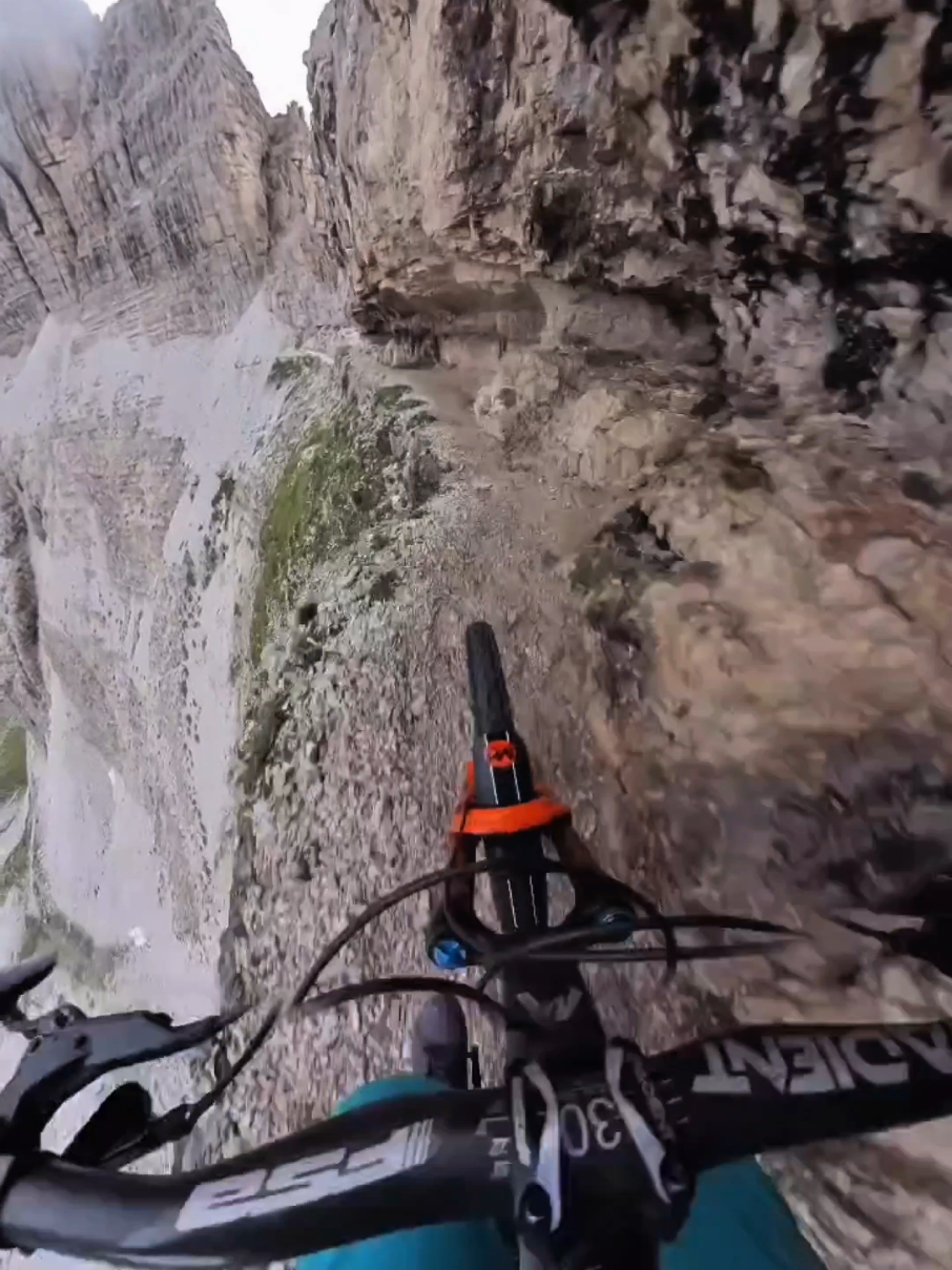 On the edge of the world #Mtb #mountains #mountain #mountainbike #Redbull #sport  #Nature #Trail #downhill 