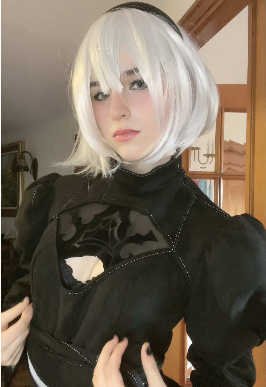 Do ilook like your gf? #2b #nierautomata #Cosplay 