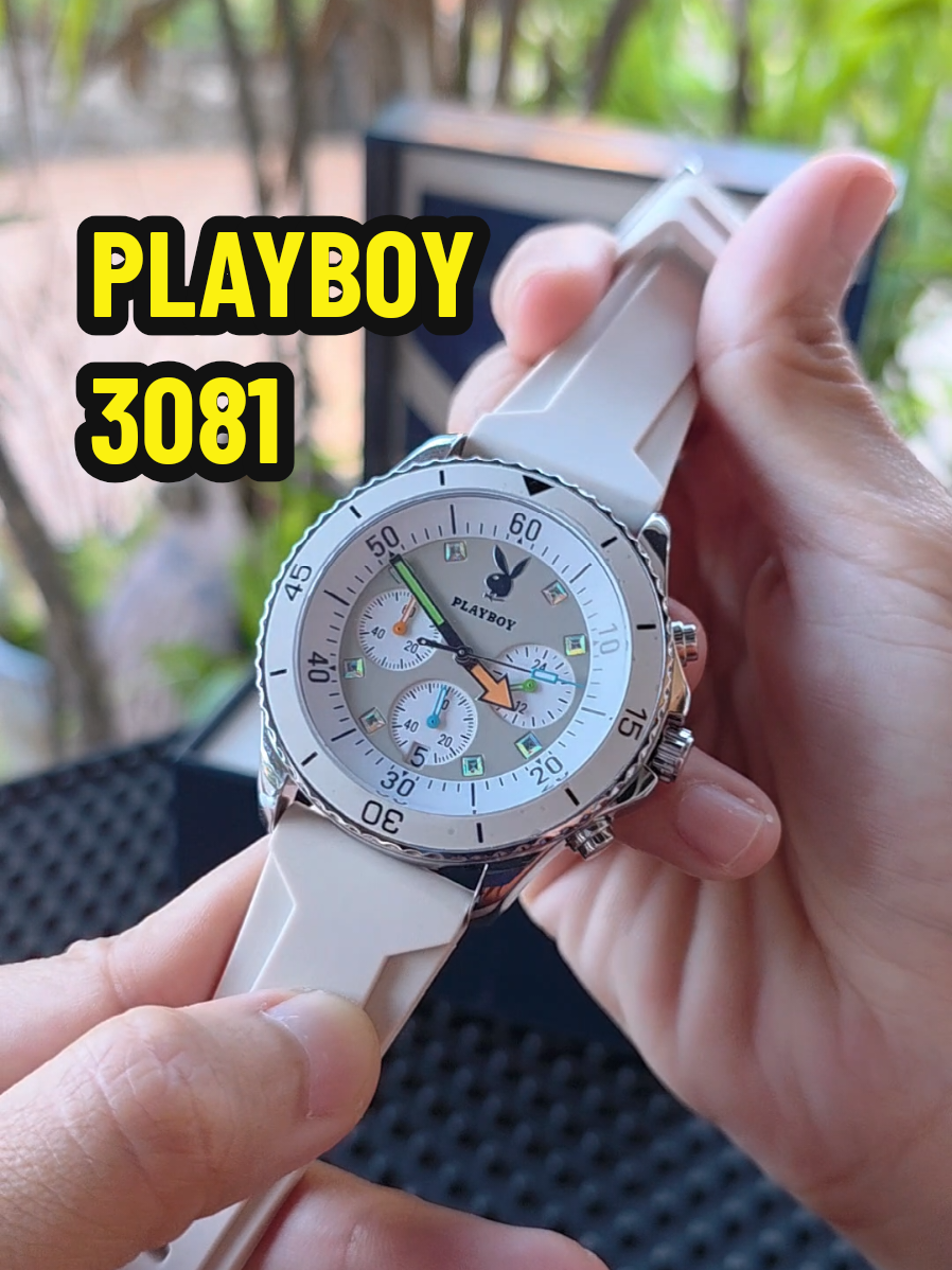 PLAYBOY 3081 นาฬิกา Playboy ตัวใหม่ล่าสุดของปี เป็นอนาล็อกแบบวินเทจ แต่สีละมุนมินิมอลนำเทรนสุดๆ ใช้ได้ทั้งผู้หญิงและผู้ชาย หน้าปัดไม่เล็กไม่ใหญ่ เข็มเล็กหมุนทุกเข็ม กันน้ำ 30 เมตร ประกันพร้อม สวยมากกก #Playboy #playboy3081 #นาฬิกาข้อมือ #นาฬิกาplayboyแท้ #watch #fashion #Tiktokป้ายยา #Tiktokgadget #รีวิว #ป้ายยา #บอกต่อ #แกะกล่อง #unboxing #auttocoff #gadget 