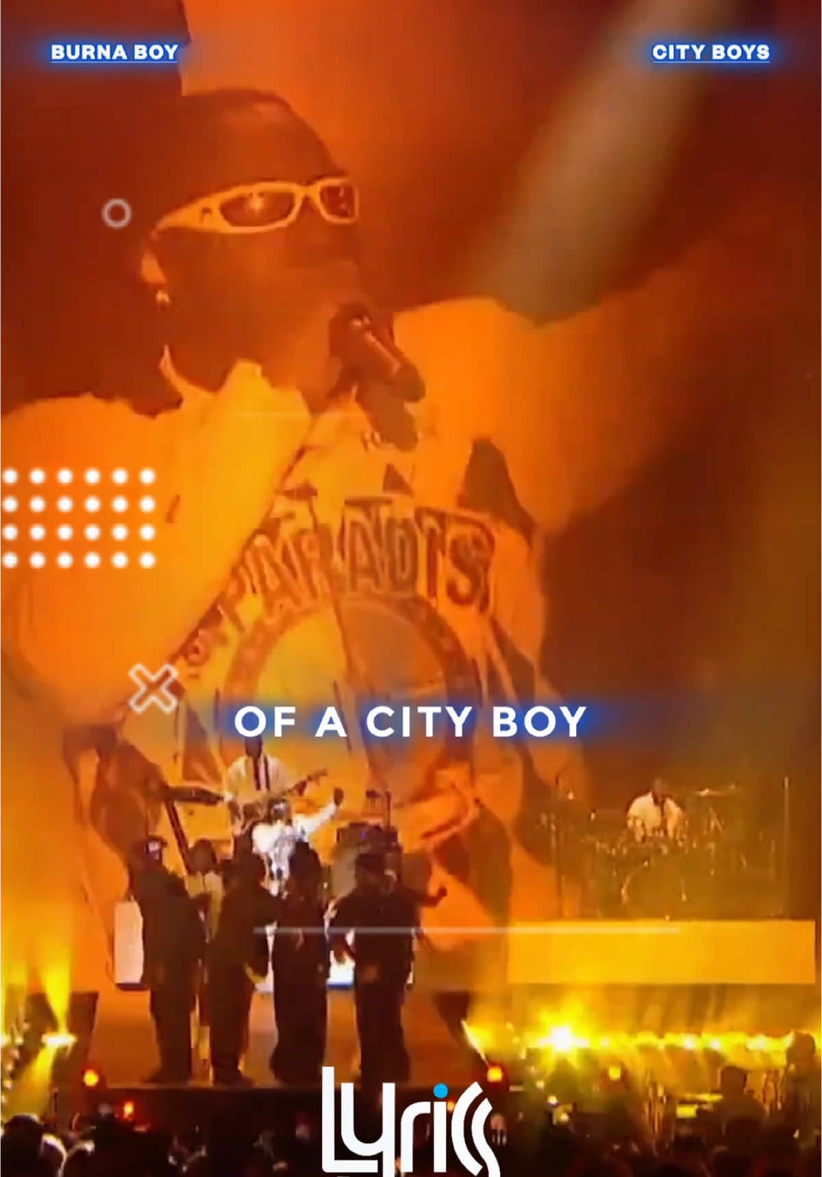BURNA BOY - CITY BOYS (LYRICS VIDEO) #burnaboy #cityboys #lyrics_songs #headies #odogwu #performance #liveperformance #knowafrica 