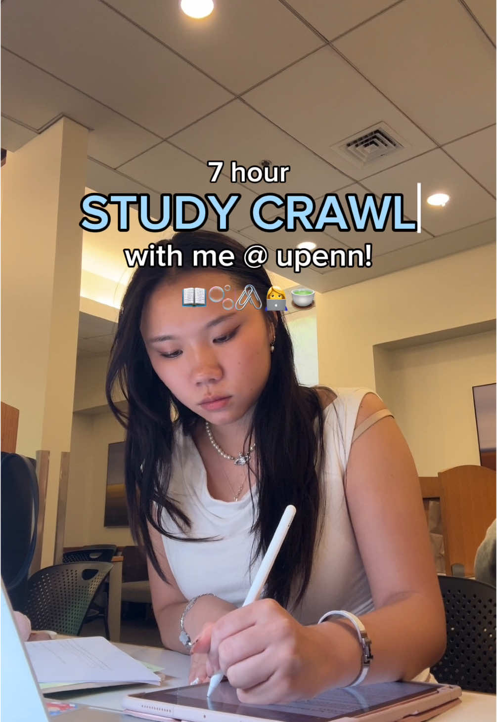 STUDY CRAWL with me! finals season is upon us and i desperately need to lock in😇📚 #upenn #ivyleague #study #studycrawl #studytok #studywithme #college #collegevlog 