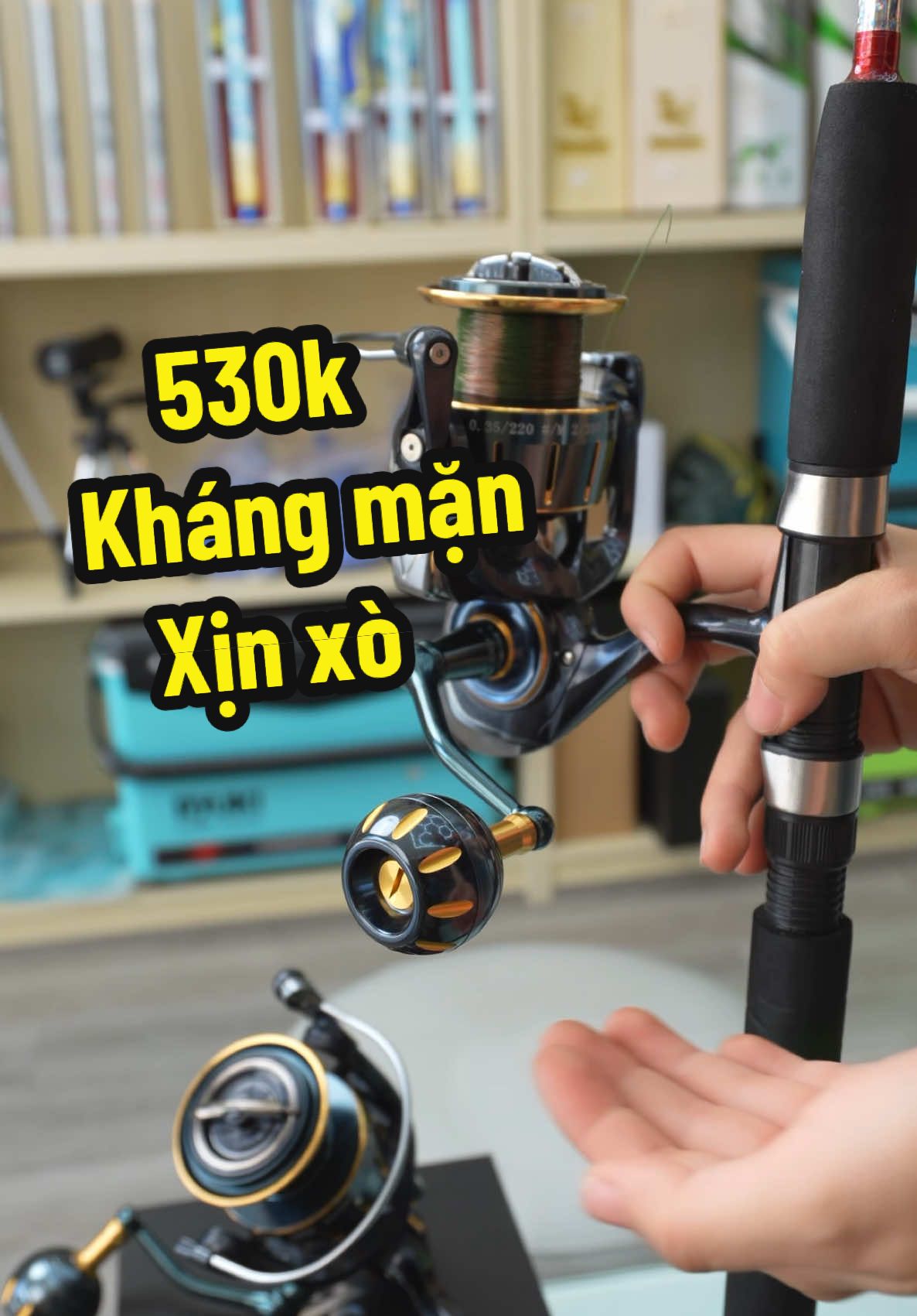 Máy câu kháng mặn xịn xò con bò giá sinh viên #TikTokShopVN #banhangcungtiktokshop #xuhướng #docaunhutthien #docaunhutthienthehiendamme 