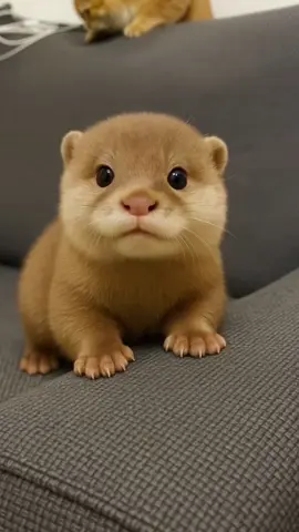 Little guy,so cute!#otter #funnyanimals #joyful #cute #funny 