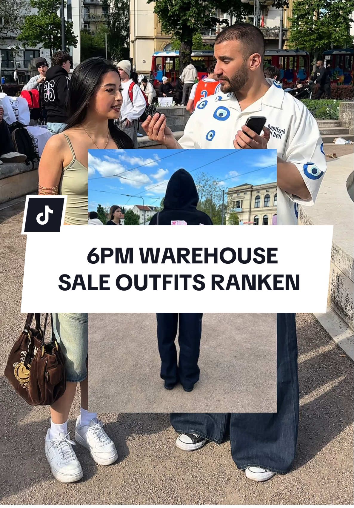 fashion conmunity bewertet sich gegenseitig mit @sonicoselin @emily @Narges🪭 @Henr.y069 #fashioncommunity #6pm #straßenumfrage #6pmseason #straßenumfrage 