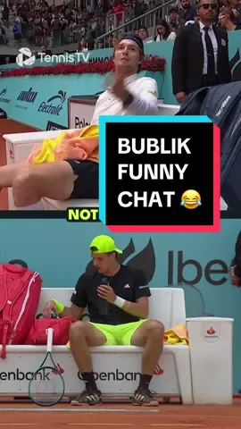 Alex Bublik: one of one. 🤣💀  #tennis #tennistv #bublik #sports #mmopen 
