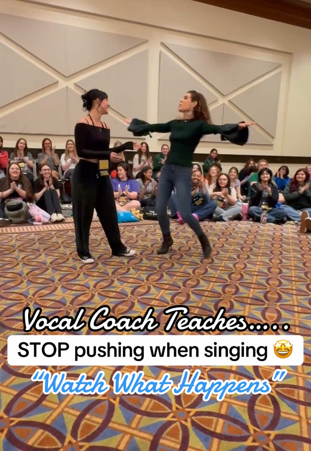 Just WOW!!! So proud #singing #singinglessons #vocalcoach #belting #fyp #voicecrack #theatrekid #newsies #watchwhathappens 