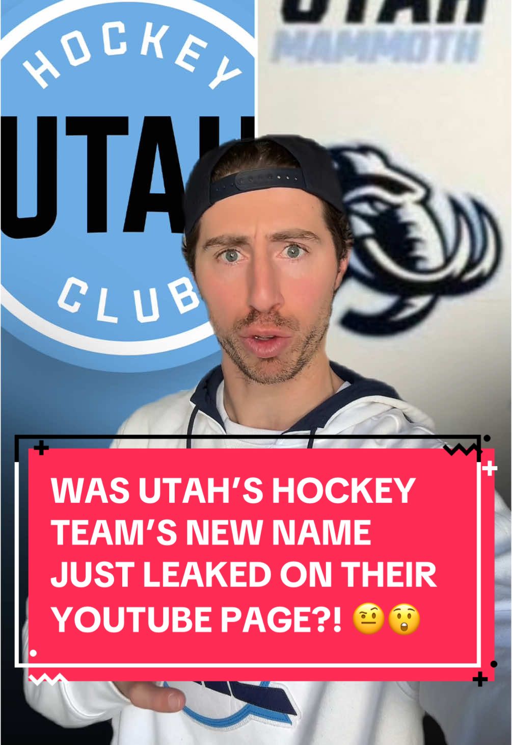 WOW‼️😲… Thoughts?! 🤔👇 #hockey #NHL #utah #name 