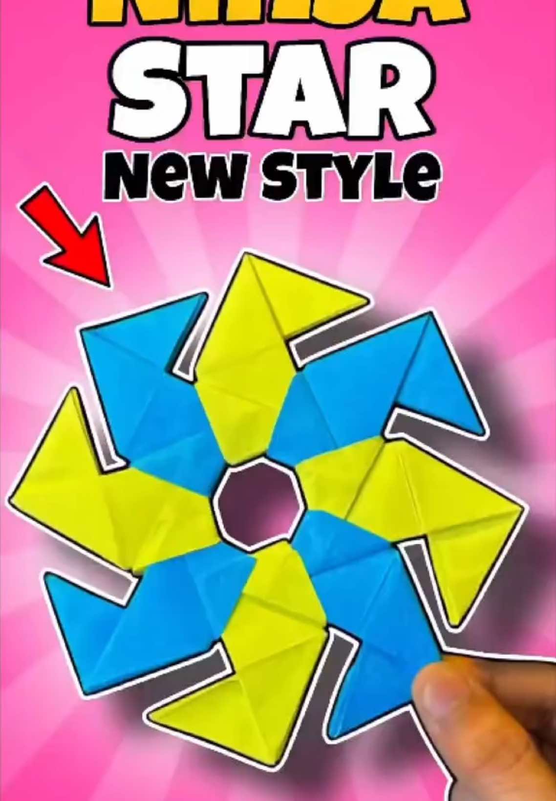How to make a Easiest paper ninja : step by step #DIY #origami #papercrafting #craft #papercraft 
