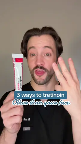 3 ways to use tretinoin other than on your face! Did you know of these 3 uses of retinoids? Let me know in the comments ⬇️ #tretinoin #dermatologist #skincaretips #dermarkologist 