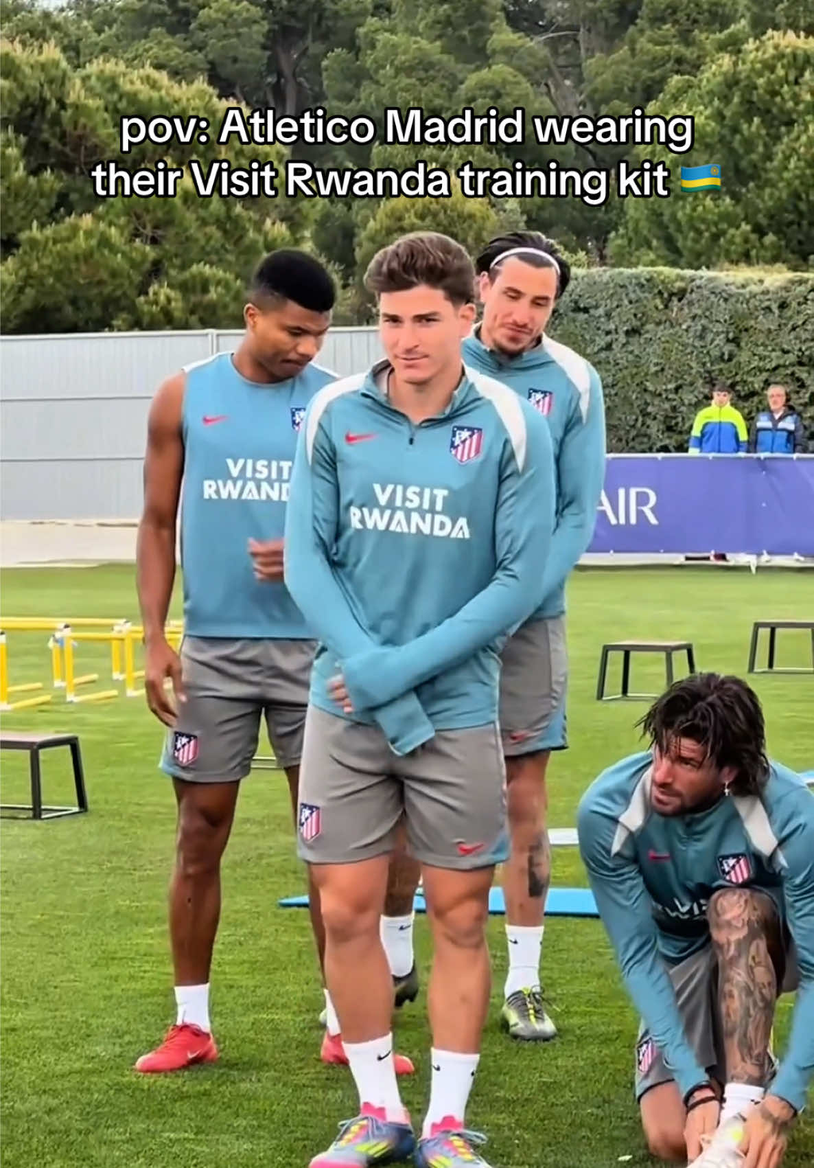 This might be our new favourite kit 😍 #rwanda #atleticodemadrid #footballkit #visitrwanda #football 