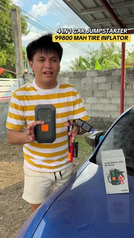 4 IN 1 CAR JUMPSTARTER & TIRE INFLATOR #tireinflator #carjumpstarter #jumpstarter #jumpstart 