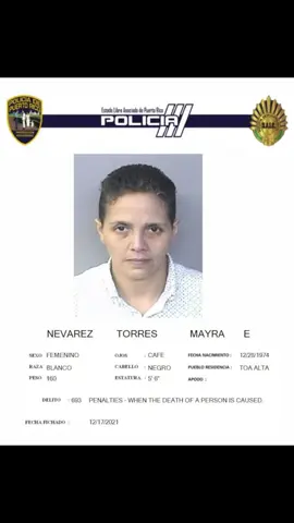 ÚLTIMAHORA A LA CÁRCEL MAYRA NEVÁREZ  ▪️La convicta Mayra Nevarez Torres irá a la cárcel por causarle la muerte a #justinsantos. El Apelativo acaba de revocar la sentencia en el caso de la Juez Wanda Cruz Ayala.  Cabe señalar, que la designada secretaria de justicia, la licenciada Janet Parra, fue la propulsora junto a los fiscales para que se diera esta decisión. 🙌🏻🙌🏻🙌🏻
