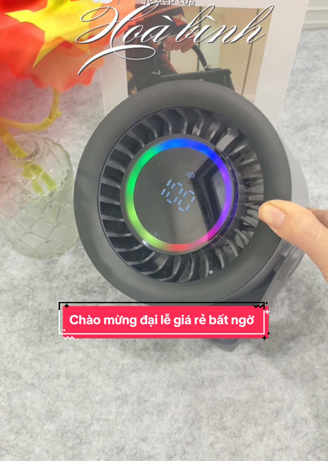 Quạt để bàn công suất lớn pin trâu đang sale lớn hơn 50% nha mấy pà #man #quatgoojodoq #goojodoq #quat100capdogio #quatturbo #quattichdien #congsuatlon #quatdebantichdien #quatdeban #sale #xuhuong #tiktok #trending #video 