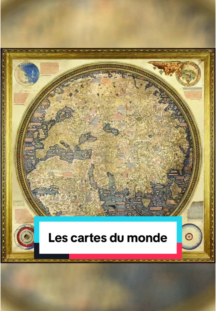 Les cartes du monde au fil des siècles… jusqu’à aujourd’hui 🌍❤️ #apprendresurtiktok 